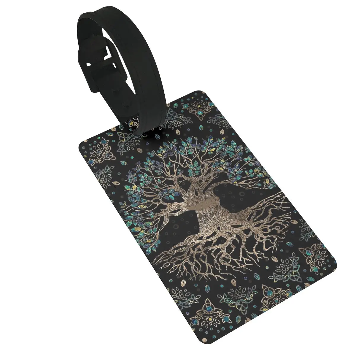 Tree Of Life -Yggdrasil Luggage Tags Suitcase Accessories Travel Cute Baggage Boarding Tag Portable Label Holder ID Name Address