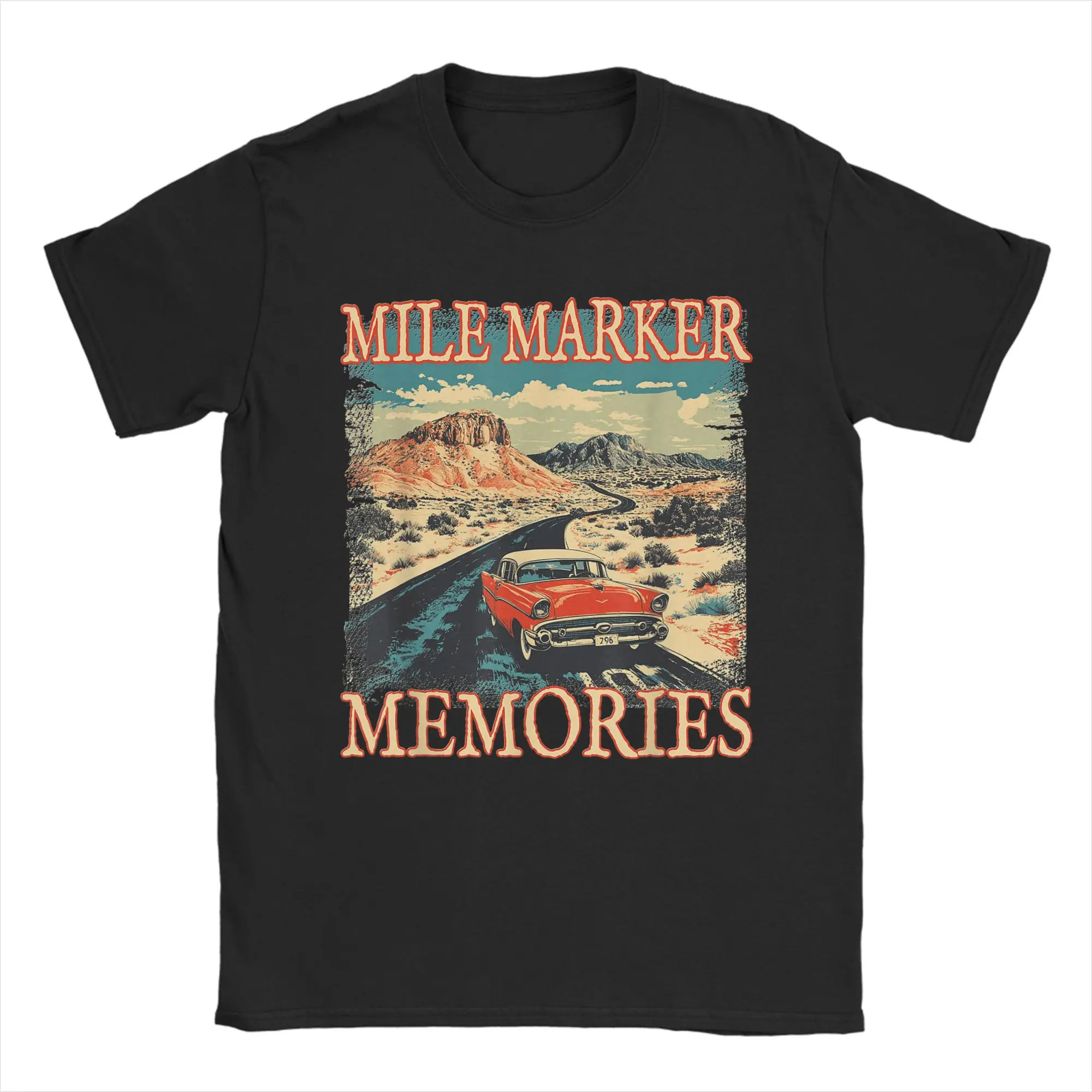 

Casual T Shirt Summer Route 66 Centennial Mother Road 100 Years 2026 Historic Novelty T Shirts 100% Cotton Tshirt for Male Tops