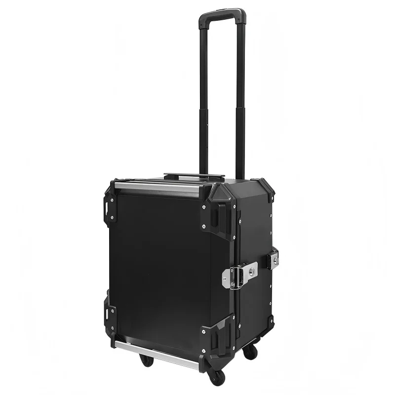 

High-end Motorcycle Top Box 55L Motor Aluminum55L All Aluminum All Gold Detachable Motorcycle Trunk Suitcase Multi-function Box