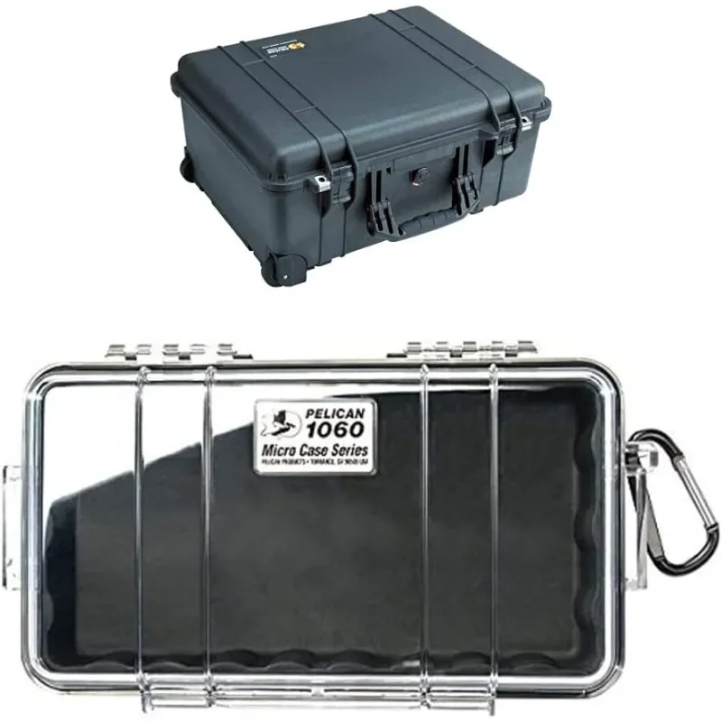 

Pelican Select Bundle - Pelican 1560 Case with Foam (Black) and Pelican 1060 Micro Case (Black/Clear) Camera Cases