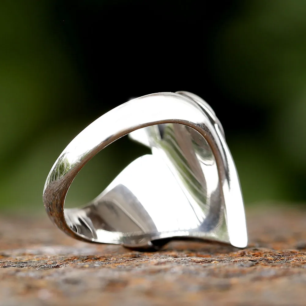 2024 New 316L Stainless Steel Vintage Ace of spade playing card Ring For Men Women Punk Motorcycle Jewelry Party GIFT