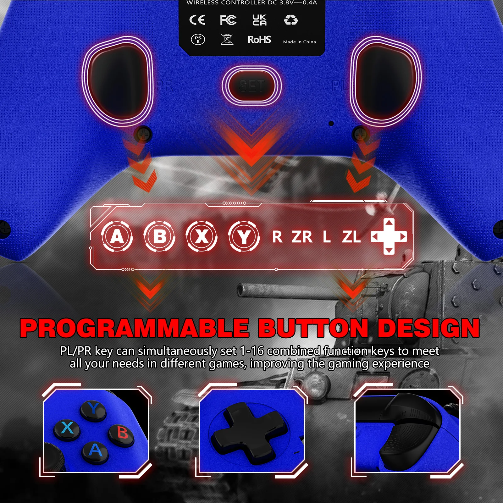 Wireless Gamepad For Xbox One Series X/S/PC/IOS/Android/ 6 Axis Gyro With Turbo Function Game Control xbox Controller Joystick