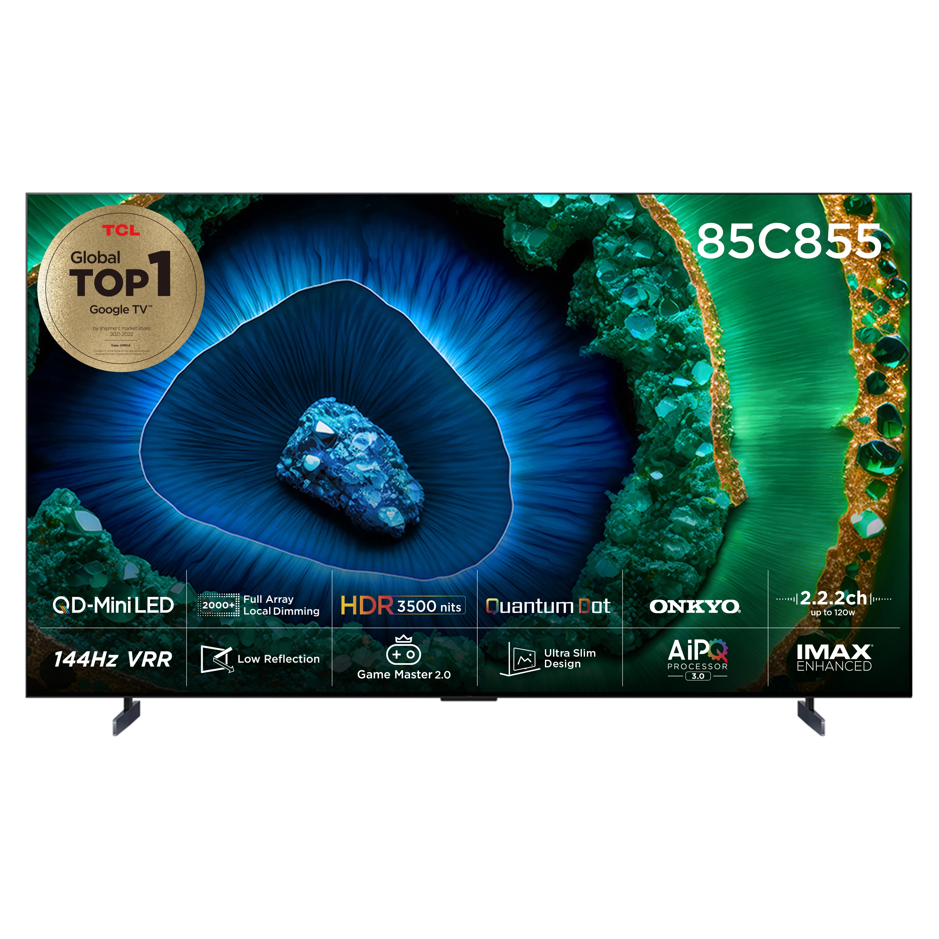 TCL Premium 4K QD-Mini LED TV Android 12 85C85 5 215cm · 85 inch · Visit Installation