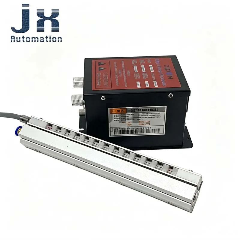 ZST-403A High Voltage Generator + SL-041 Ion Air Knife Anti Static Static Eliminator Wind Curtain For Printing Film Industry