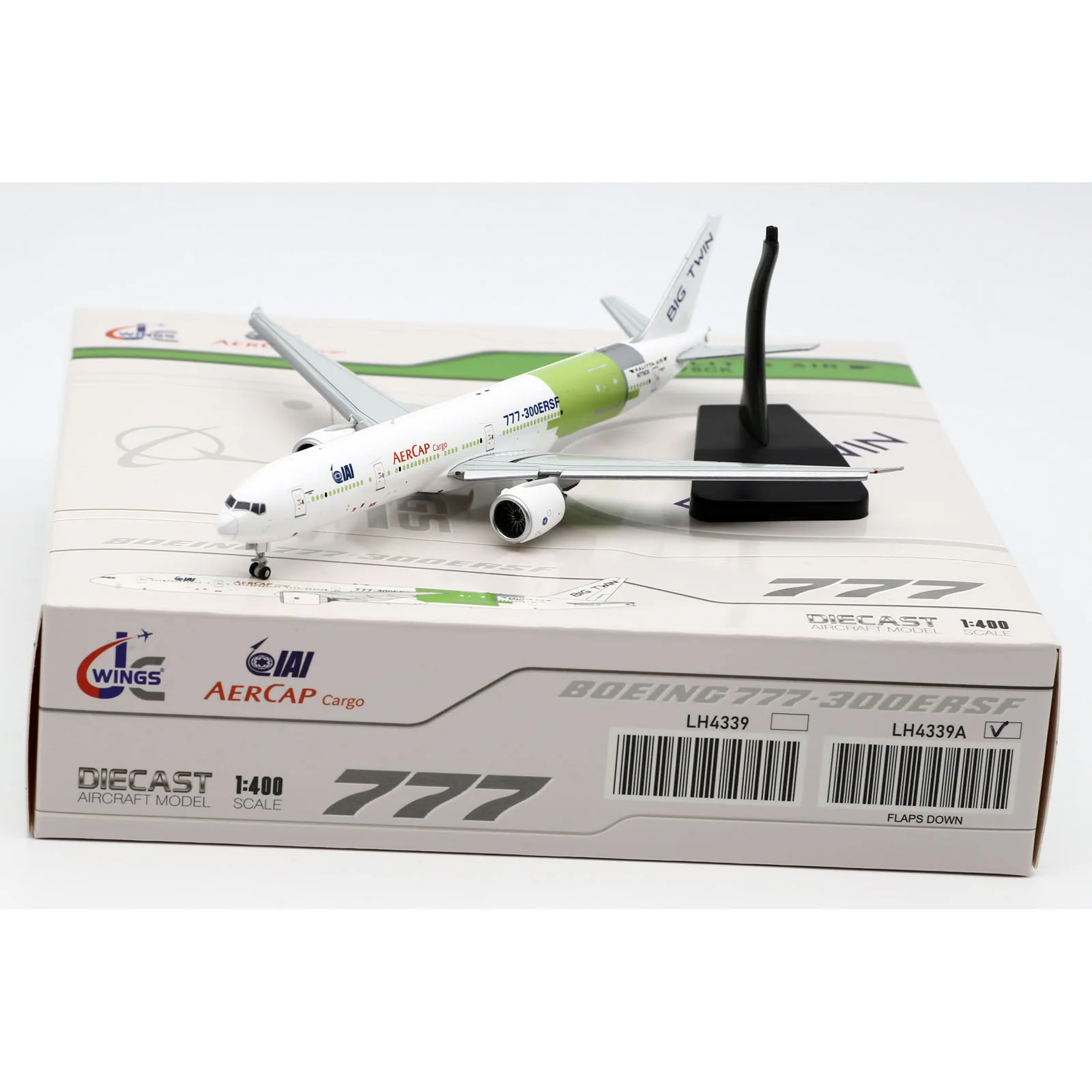 

LH4339A Alloy Collectible Plane Gift JC Wings 1:400 Kalitta Air Boeing B777-300ER Diecast Jet Model N778CK Flaps Down