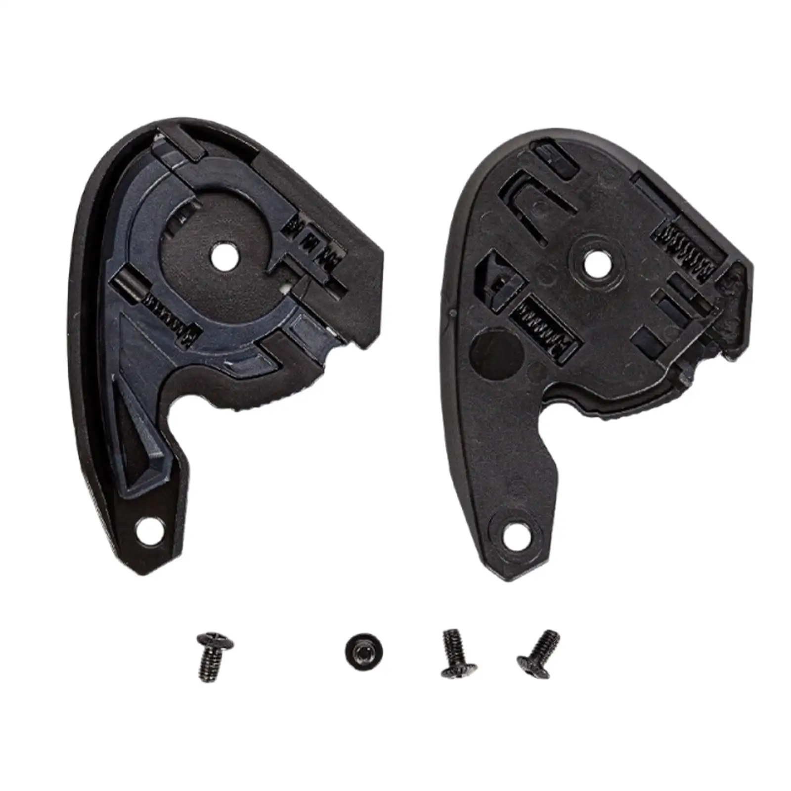 

2x Motorcycle Helmet Bases Spare Parts Easy Installation High Performance Accessory Replace Helmet Gear Plate for Hjc C10