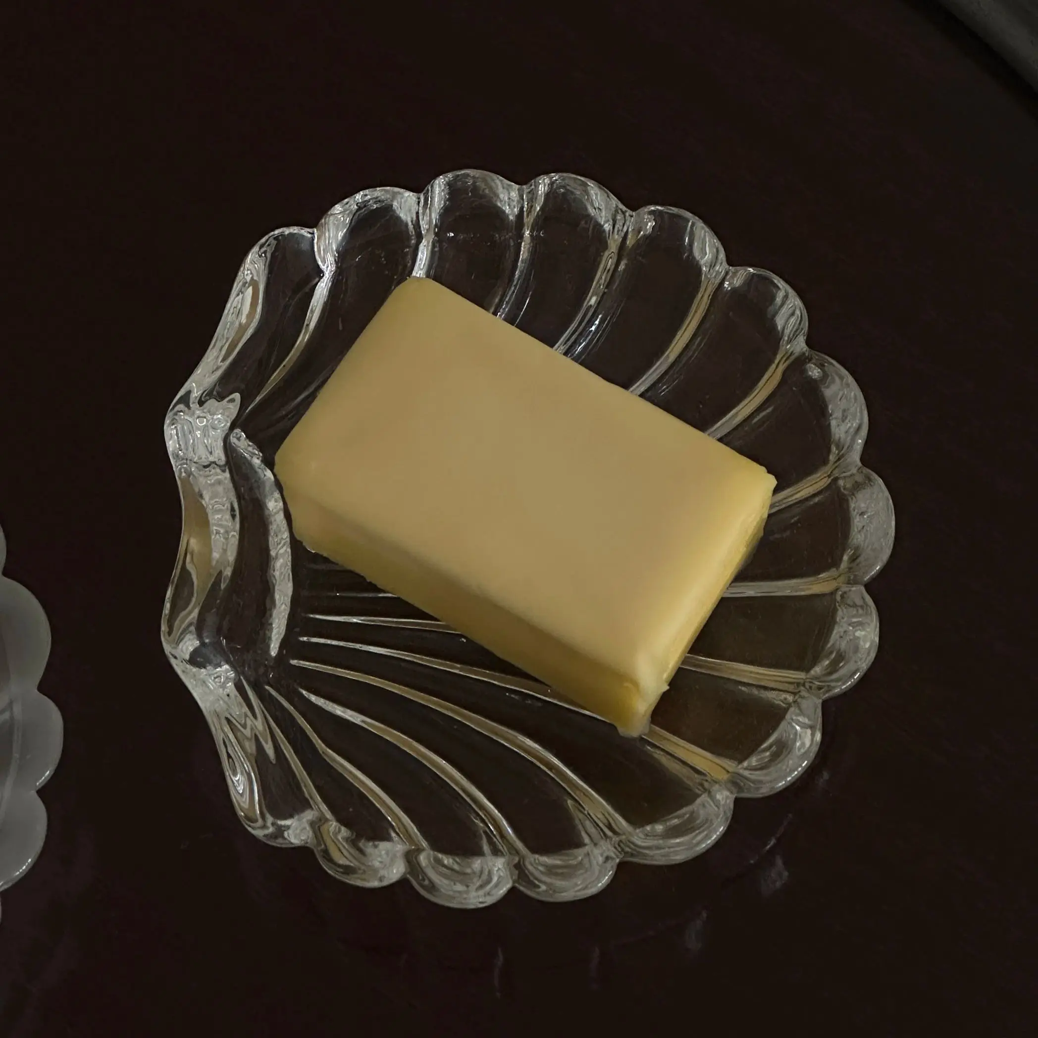 1Pcs Luxury Shell Shaped Glass Dish Butter Dipping Dish Dessert Fruits Snack Mini Plate , Jewelry Storage Tray Home Decoration