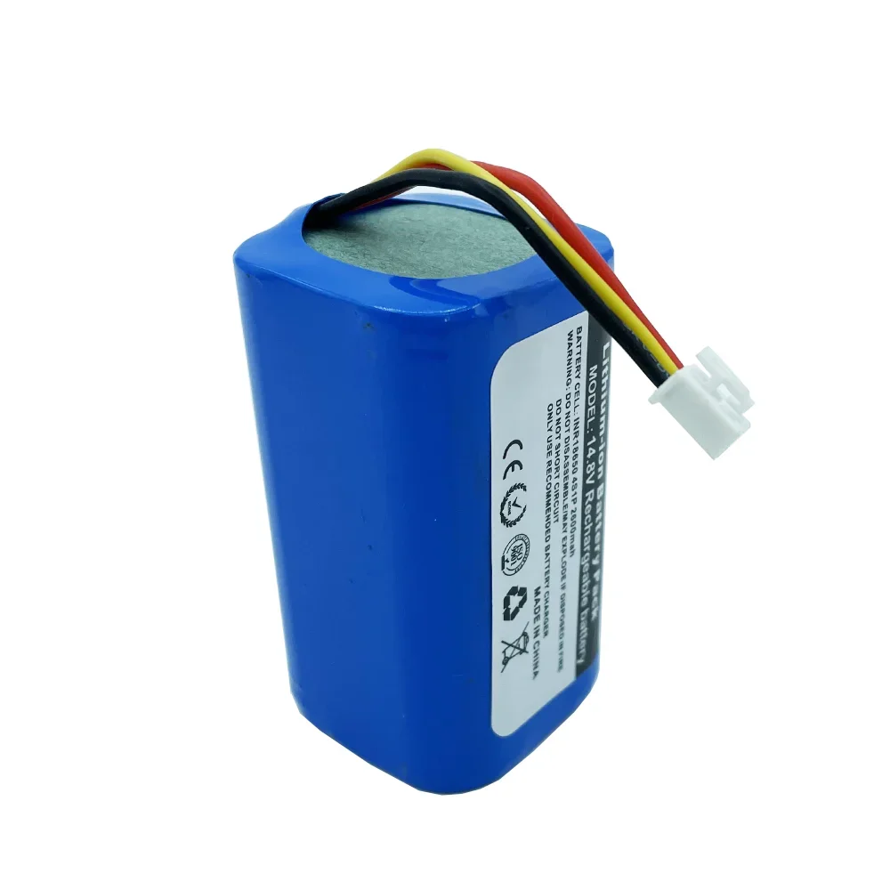 New 18650 14.8V2600mAh 3200mah 3500mAh Li-ion Battery (For C30B) High Capacity Battery for LIECTROUX C30B Robot Vacuum Cleaner