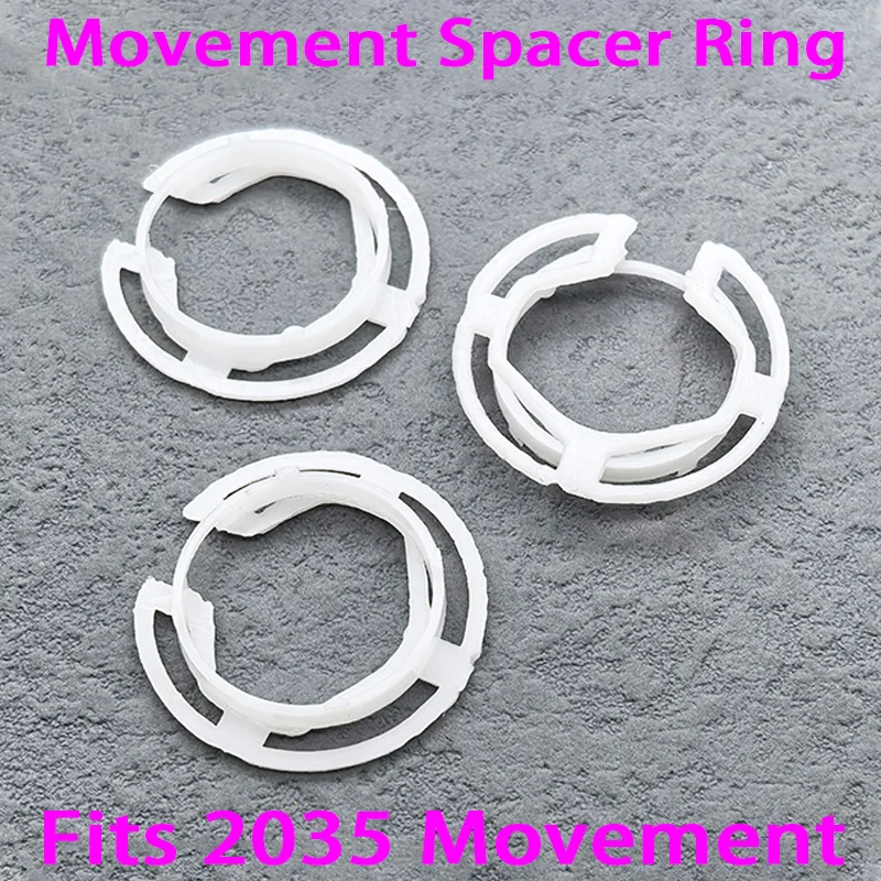 1/2/5PCS 2035 Movement Spacer Ring Outer Diameter 27mm Height 3.8mm Plastic Fixed Ring Fits 2035 Movement Repair Replace Parts
