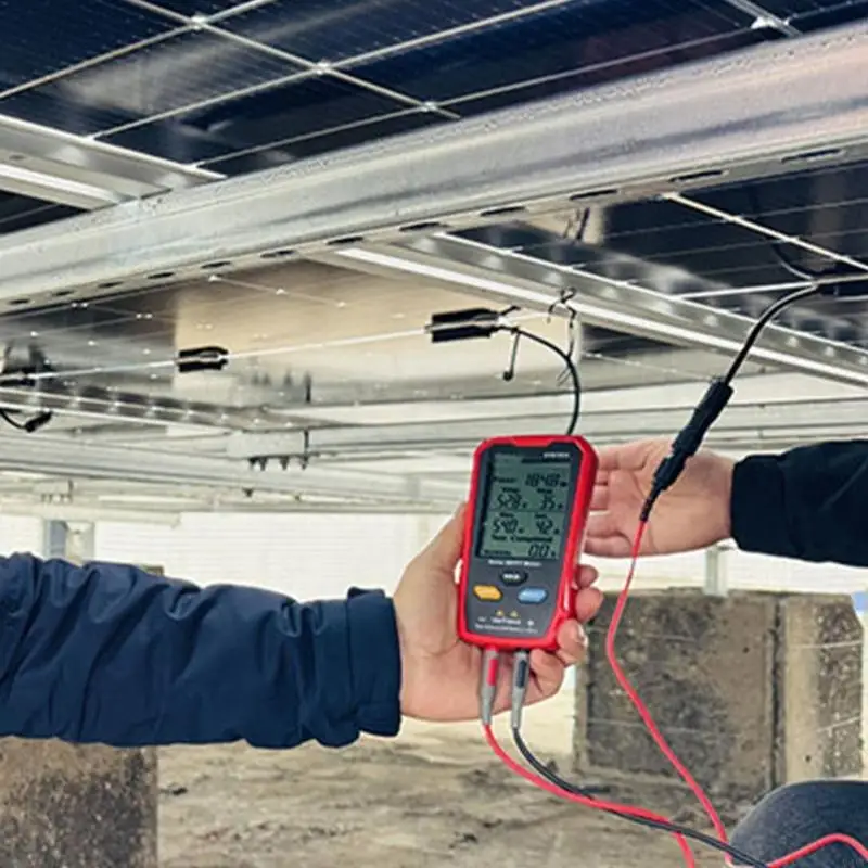 M4YC Solar Panel Tester لاختبار الطاقة الشمسية 800W شاشة LCD متعددة القياس الكهروضوئية