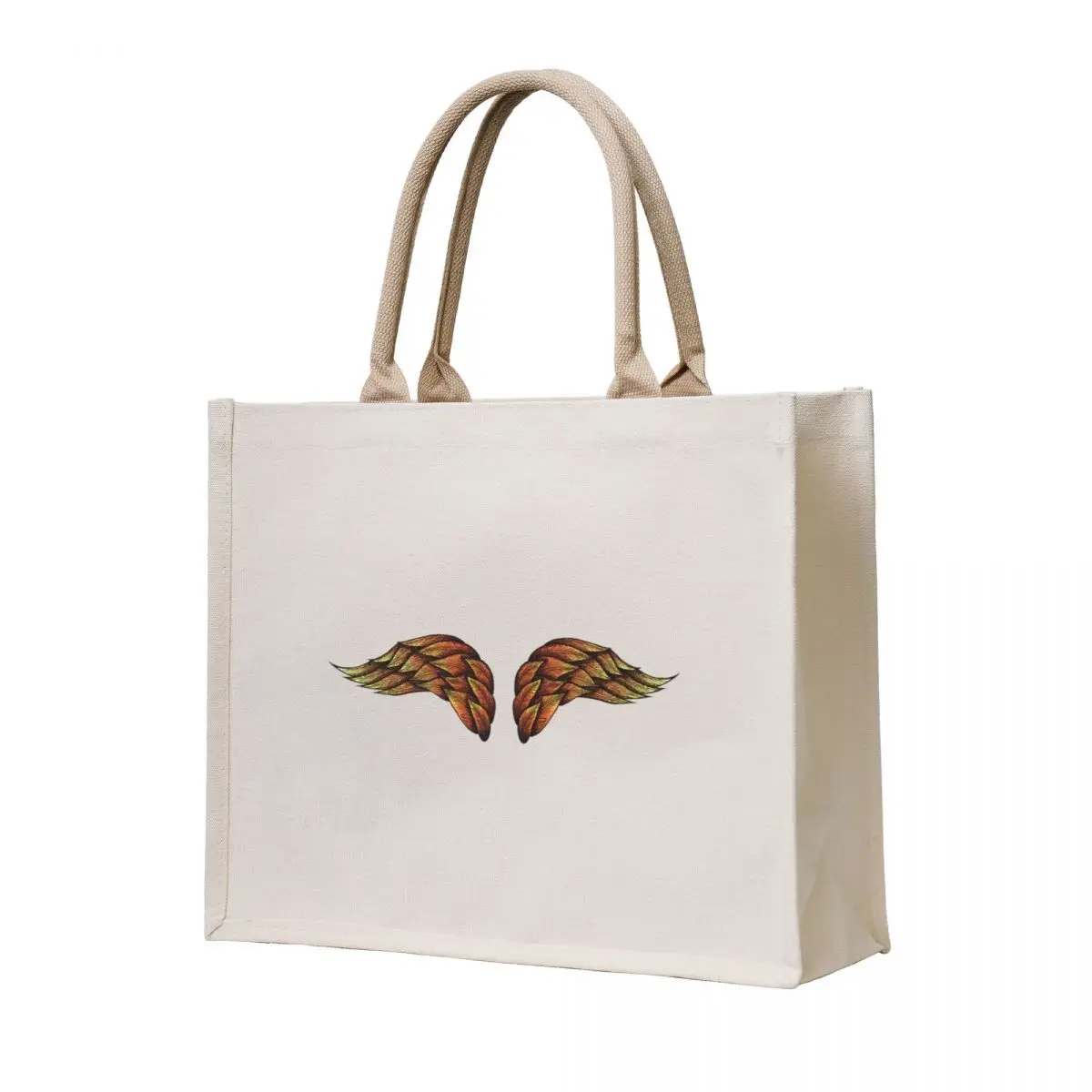 

Angel Wings on Fire mosaic illustration Tote Bag tote bag custom large size bags sacs de shopping