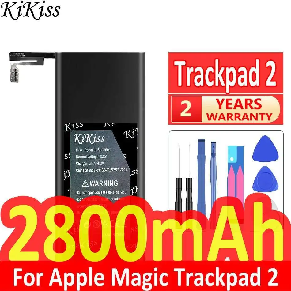 

Безопасная быстрая зарядка для Apple Magic Trackpad 2 A1542 020-8446, аккумулятор для сенсорной панели, трекпада, 2800 мАч