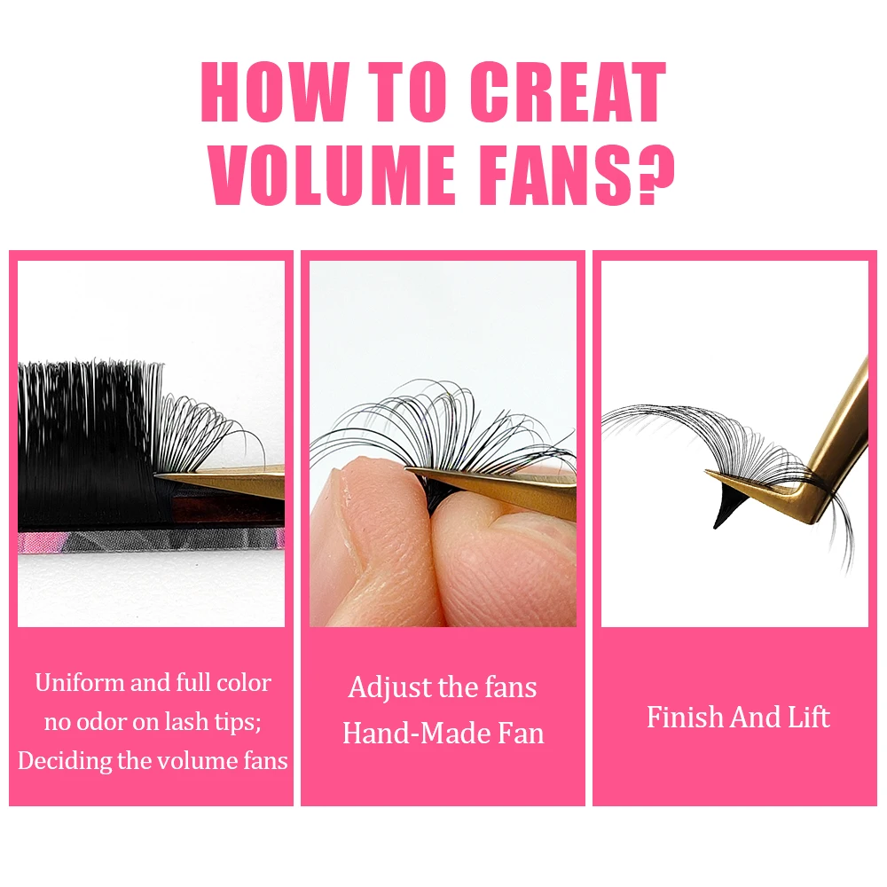 Abonnie Cashmere Easy Fanning Eyelashes Extensions Easy Fans Lashes Extensions False Flowering Auto Fan Cilios