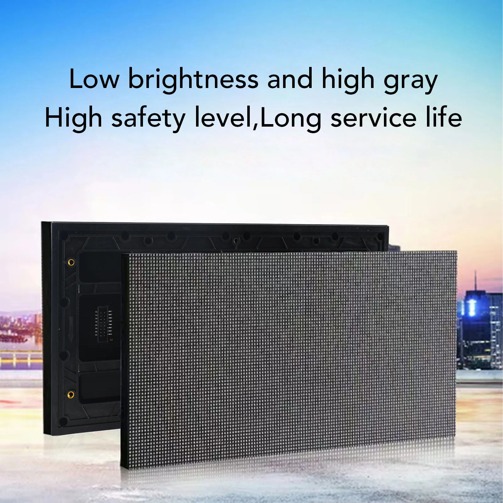 LED Display Indoor LED Sign P10 Full Color Scrolling Water Proof LED Display Screen for Storefronts Salons Cafes 320x160mm
