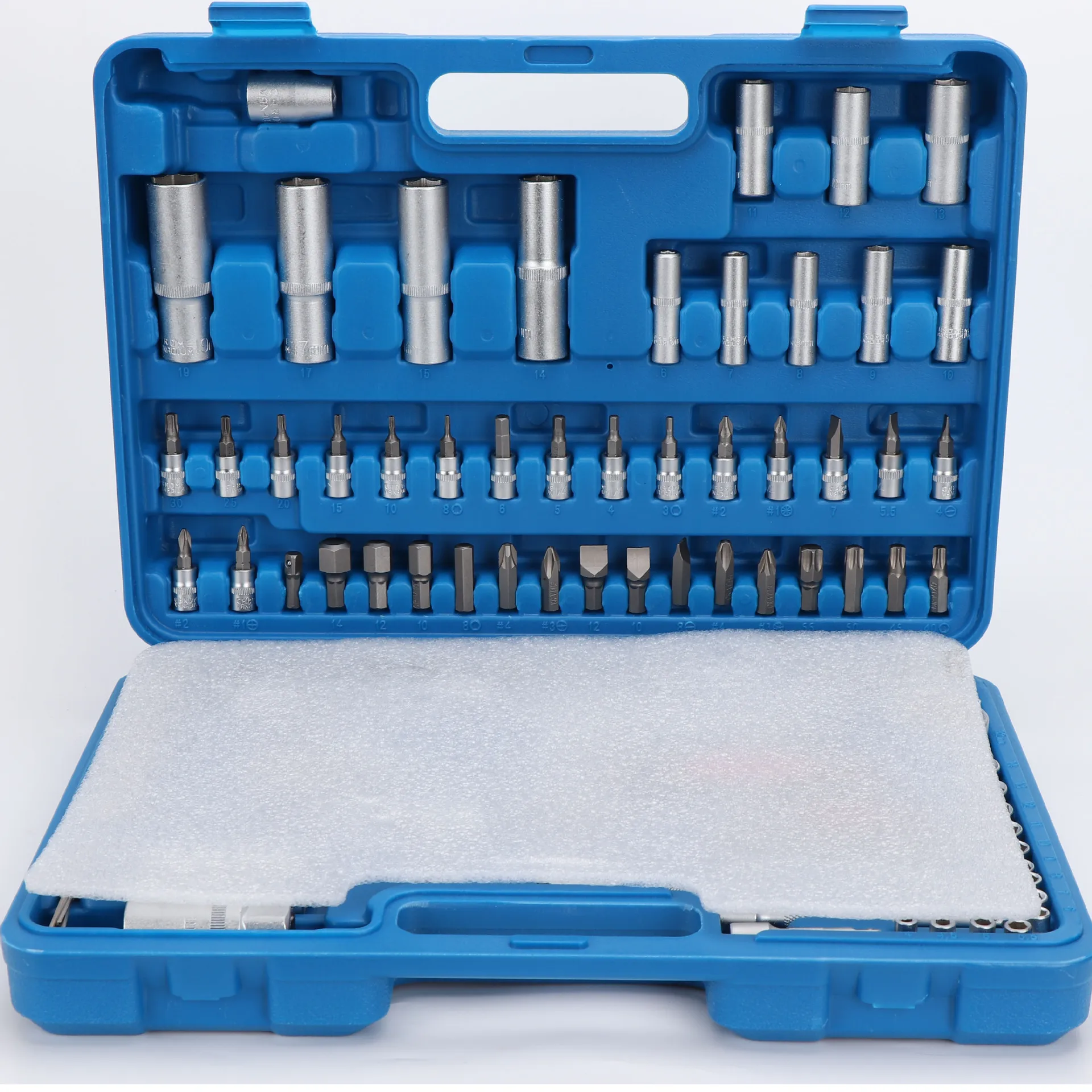 94pcs Ratchet Wrench Set - Car Auto Repair Tool Kit Socket Set Matte Finish Heavy Duty Chrome Vanadium SteelOrganizedStorageCase