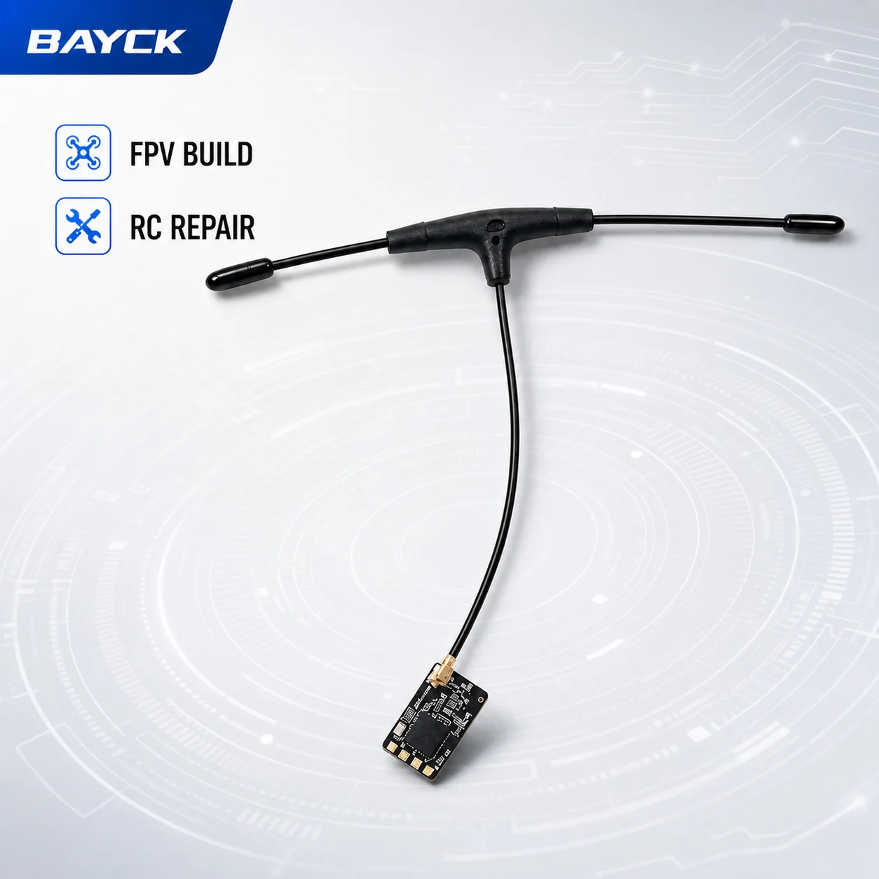 BAYCK ELRS 915 Nano ELRS Receiver 915MHz Compact T Type Antenna For FPV Drone RC Aircraft Quadcopter DIY Build Spare Repair Part