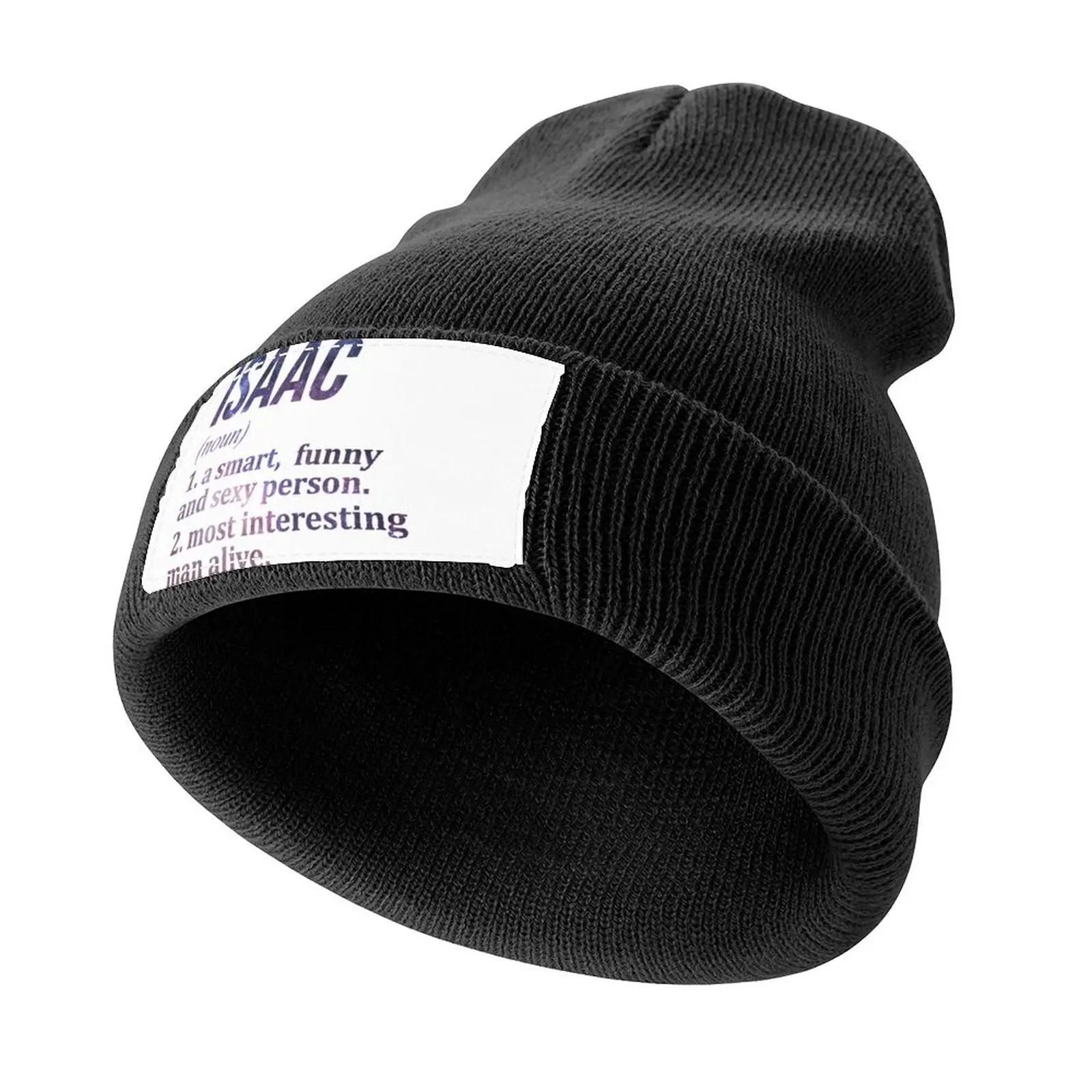 Isaac Name Definition Knitted Cap Luxury Brand Golf Cap Baseball Men Women's