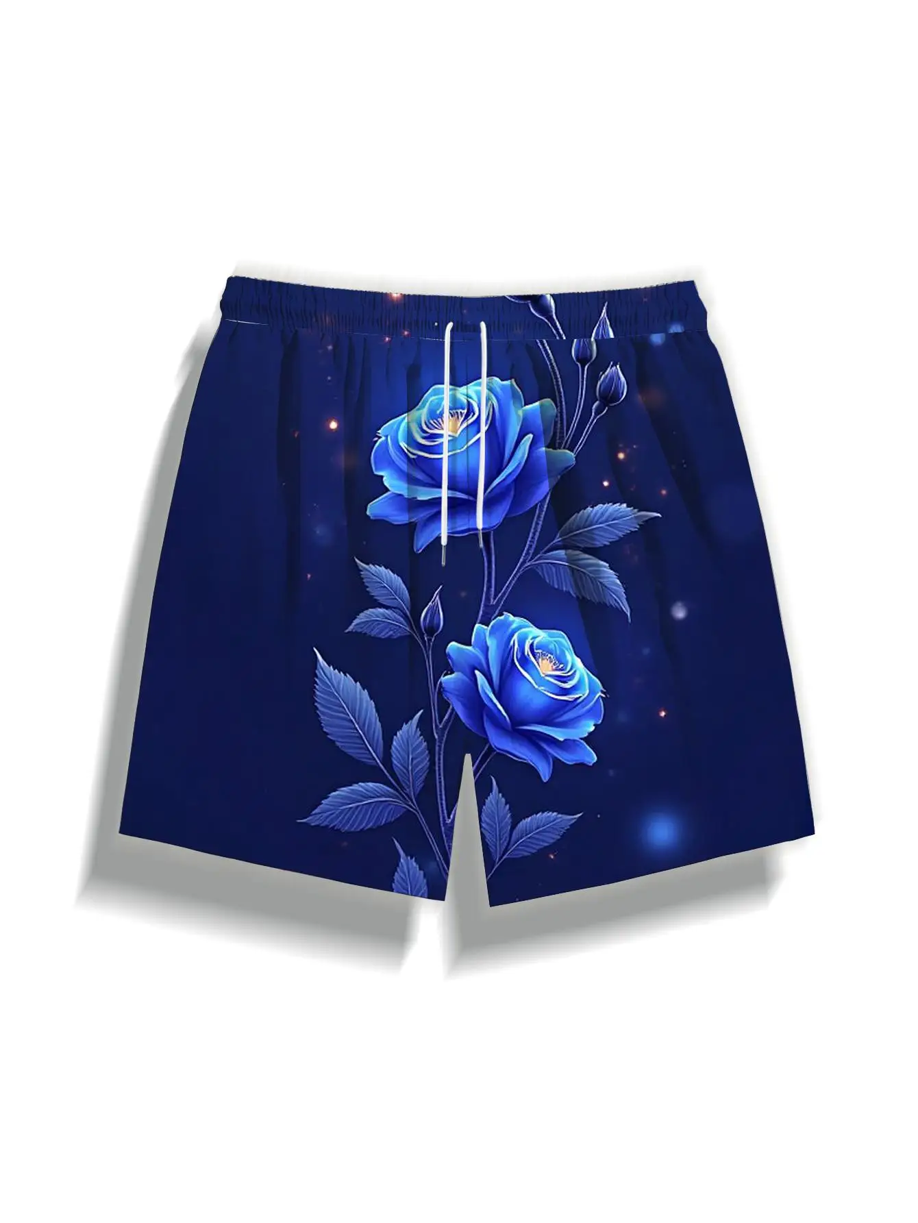 1pcs Men's Short swim trunks2026 Summer 3D Printed Short sleeve Breathable running Quick drying Polyester man pants sport