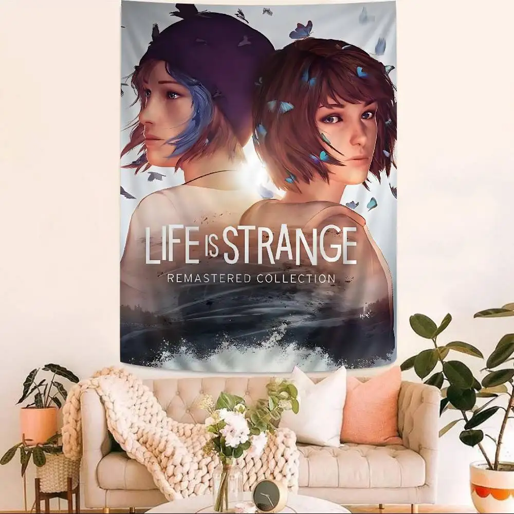 Life Is Strange 2 Game Movie Colorful Tapestry Wall Hanging Hanging Tarot Hippie Wall Rugs Dorm Wall Art Decor