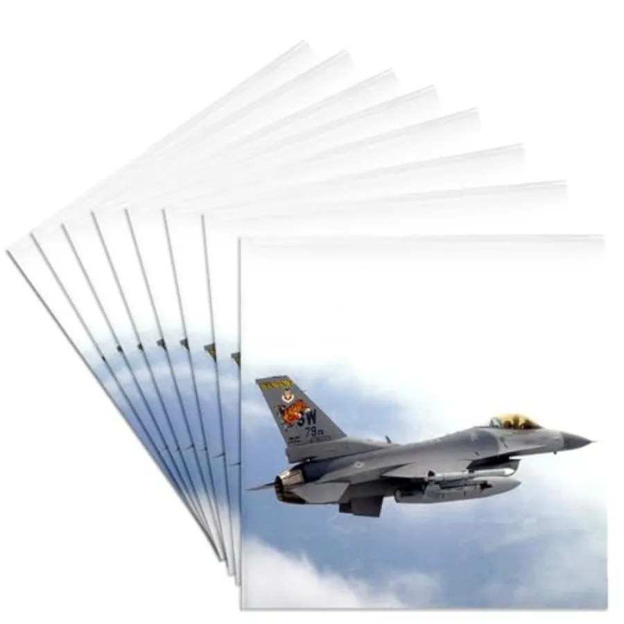 

Набор из 8 керамических подставок для кружек CST_813_4 F-16 Jet Aircraft