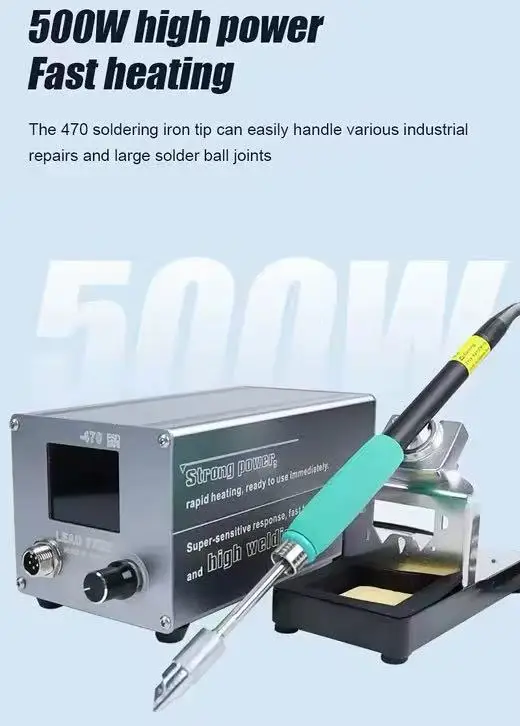 Super Strong 500W C470 Constant Temperature Adjustment Anti Static ESD Soldering Station