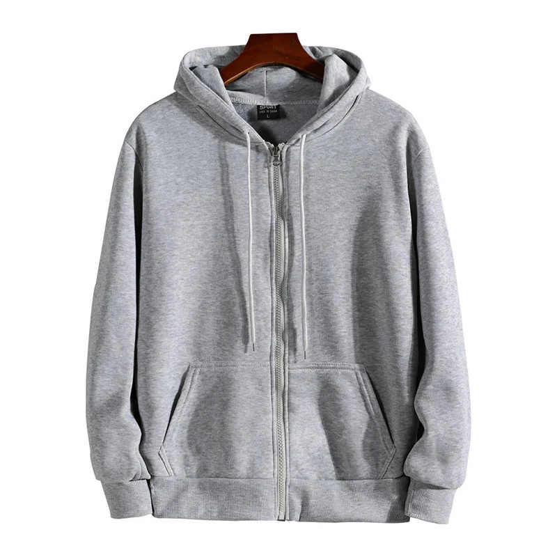 NONE Full Zip Hoodie Men Black M 7
