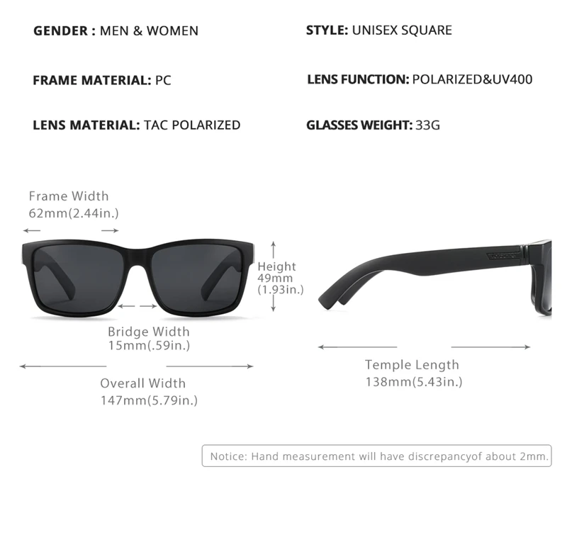 

Серфинг Скейтборд VONZIPPER ELMORE VZ Солнцезащитные очки Очки для вождения G200 Поляризованная защита от ультрафиолета Классические Sle ex