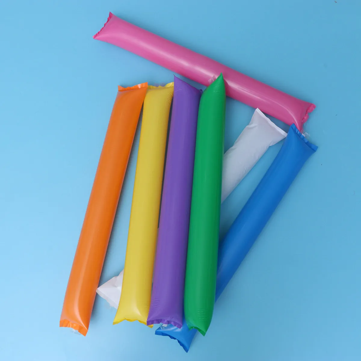 

20Pcs Inflatable Sticks Cheerleading Spirit Noisemakers for Games Parties Parades Rallies School Events Loud Cheer Sound