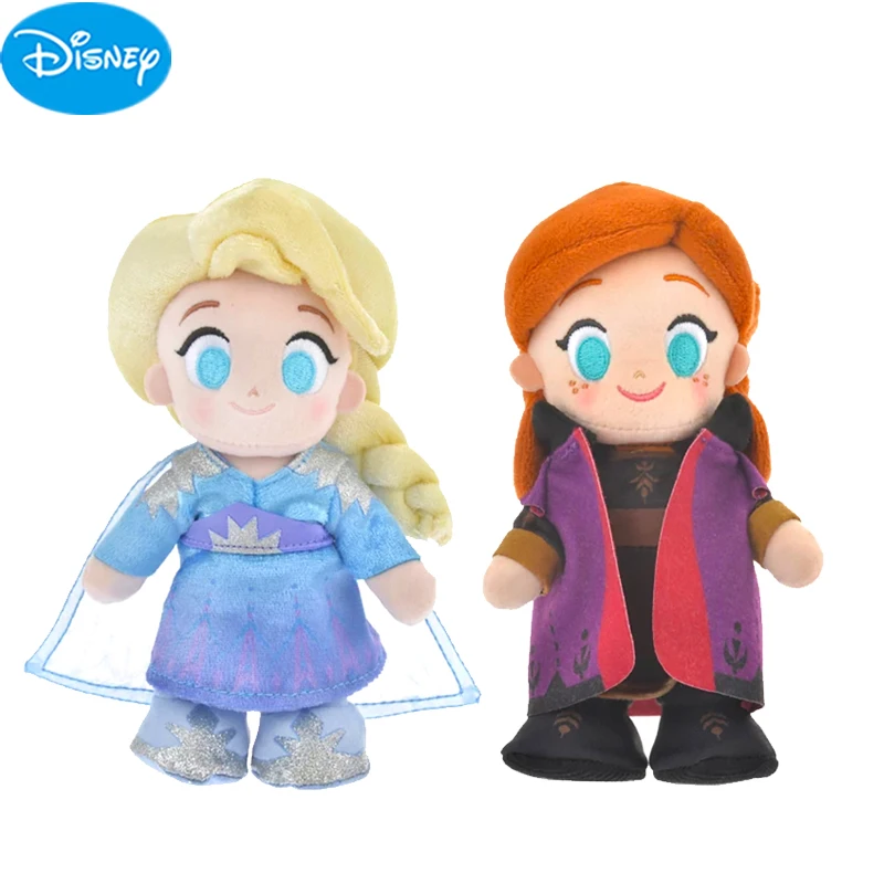 

20cm Disney nuiMOs Plush Frozen Princess Elsa Anna Plush Toy Stylable Dress Up Dolls Stuffed Toy Children's Christmas Gifts