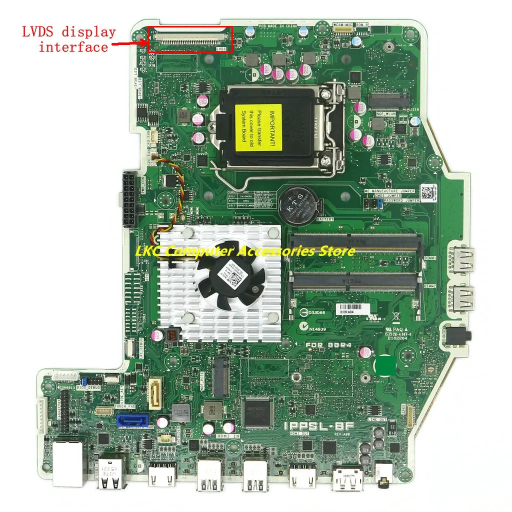 New For Dell Optiplex 7440 AIO Desktop Board IPPSL-BF CN-0K06NC 0K06NC K06NC Motherboard 100% Working