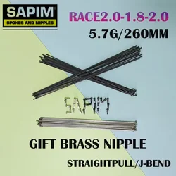 SAPIM Race Spokes 2.0-1.8 mountain road bicycle spokes J-bend straightpull spokes Bike spoke14G 2.0MM