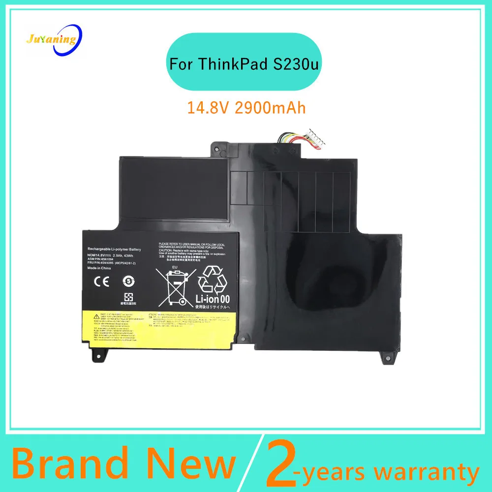 14.8V 43Wh Laptop battery For Lenovo ThinkPad Edge S230u Twist Series 45N1168 45N1169 45N1092 45N1093 45N1094 45N1095