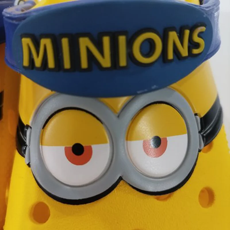 

Cute Big Eyes Doll Anime Minionsed Cave Sandals Slipper EVA Multifunctional Waterproof Super Soft-Soled Beach Shoes Rain Shoe