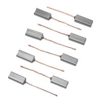 New 10/20pcs Carbon Brushes Wire Leads Generator Generic Electric Motor Brush Replacement 4.5 x 6.5 x 20mm