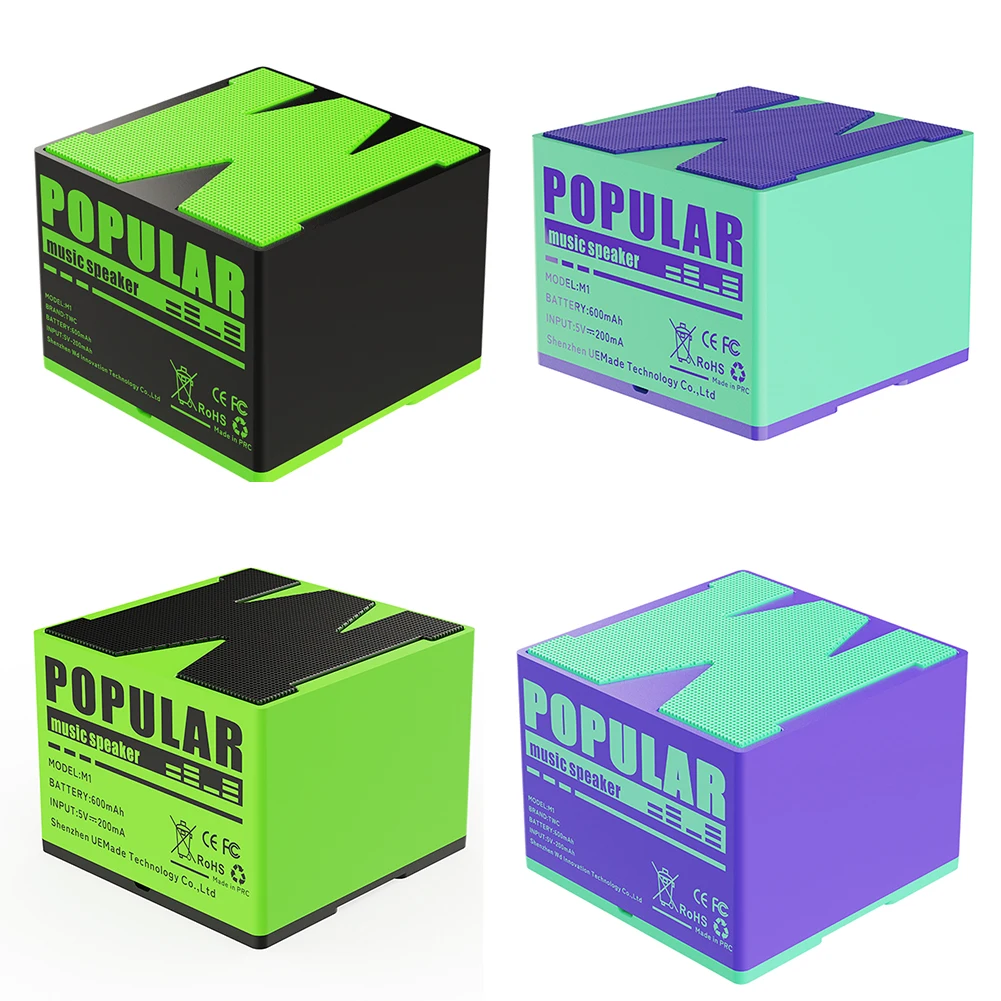 M1 Wireless Bluetooth Speakers Mini Audio Portable Speaker HIFI Small Portable Speaker Hands-Free Call Outdoor Sound Box Player