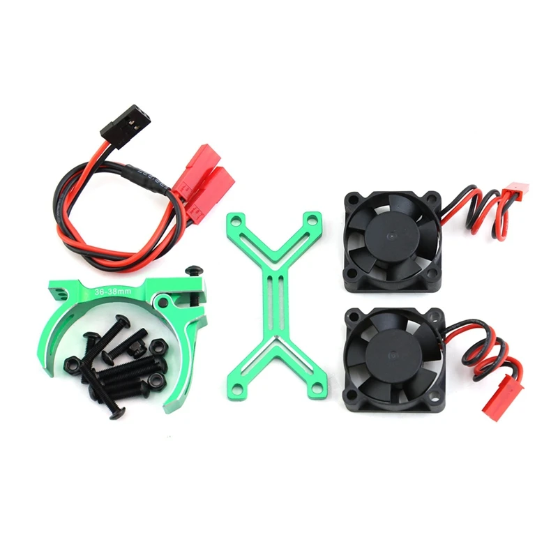 540 550 3650 3660 3670 Motor Heat Sink Cooling Fan 36-38Mm Motor For 1/8 1/10 RC Car Axial SCX10 Traxxas TRX4 Tamiya