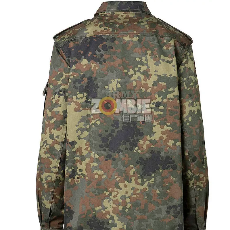 German Military Original Outdoor Jungle Spot BDU Tactical Training Jacket Shirt Shirt Top Outerwear