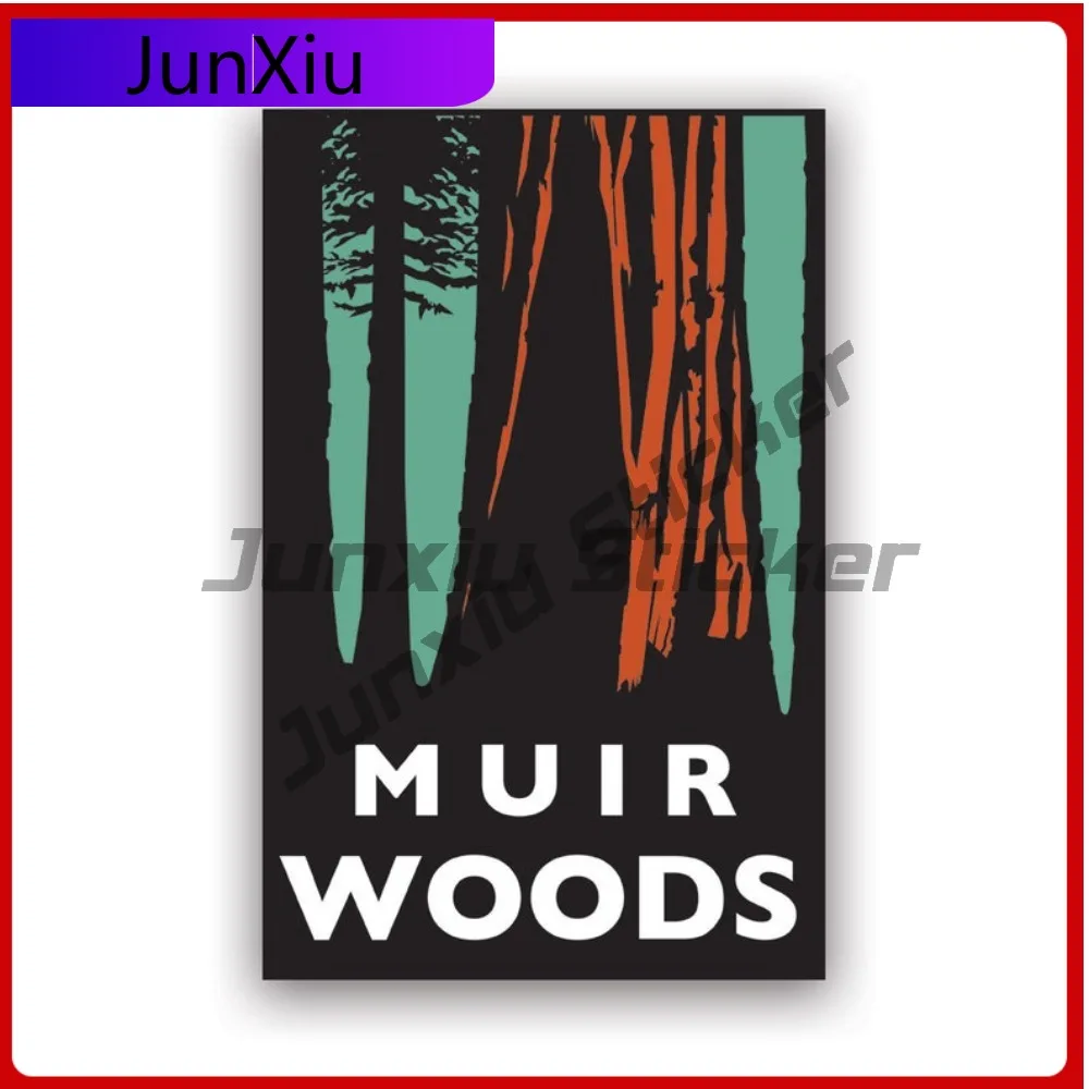 

Muir Woods Art Sticker Creative Decals Nps National Park Hike Hiking Outdoors Camp Camping Exoplore Anime Style Wall Use Wate