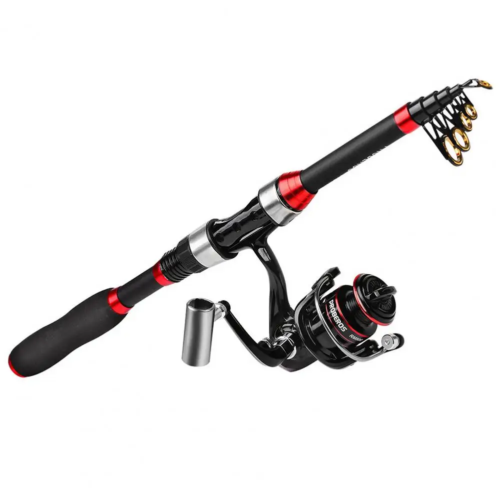 Fishing Rod Full Kits Anti-scratch Wear-resistant Right/Left Interchangeable Spinning Wheel Fishing Rod for Outdoor Fishing