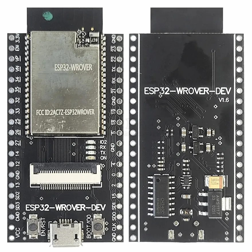 Płyta rozwojowa ESP32 CAM 2.4G moduł Wifi BT z modułem OV2640 kamera 2MP 24Pin ESP32-WROVER-DEV CH340C — zdjęcie produktu 3