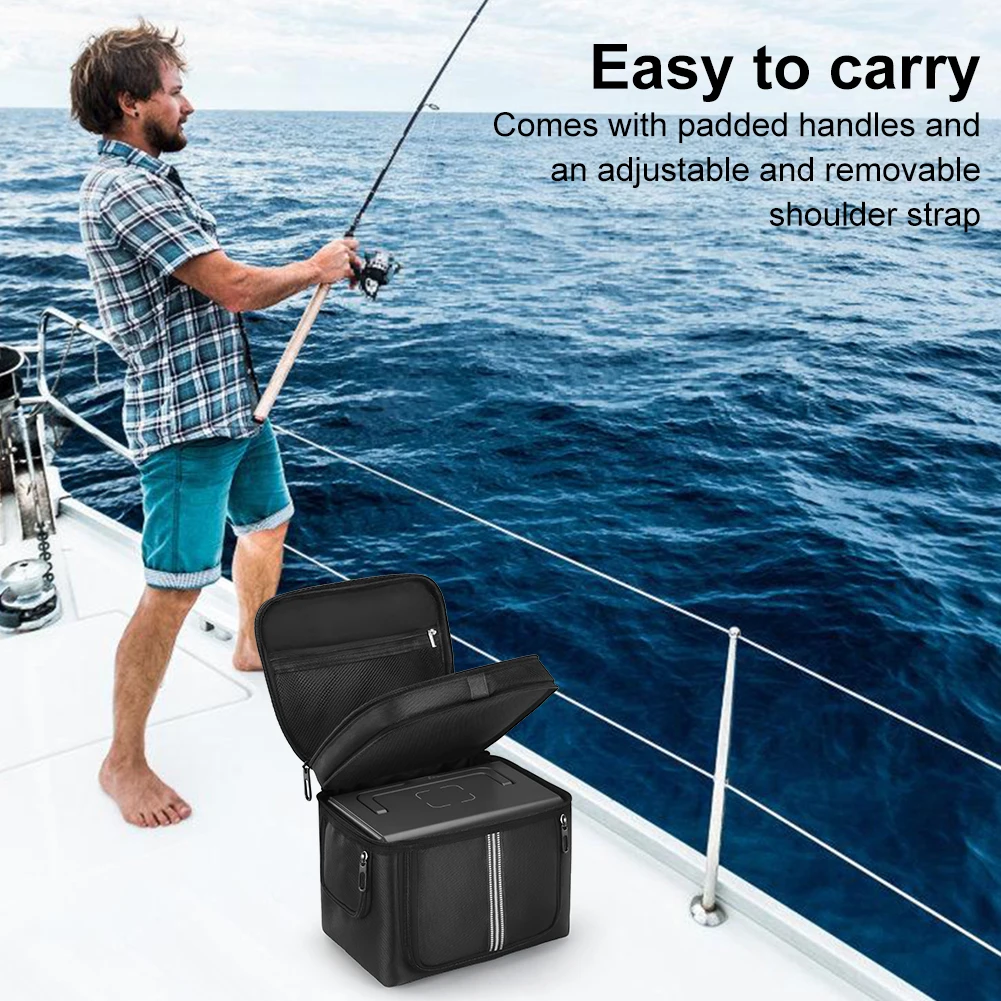 حقيبة سفر محمولة مع مقبض محطة طاقة حقيبة للتخزين حقيبة تخزين واقية لبطارية BLUETTI EB3A 268Wh LiFePO4 احتياطية