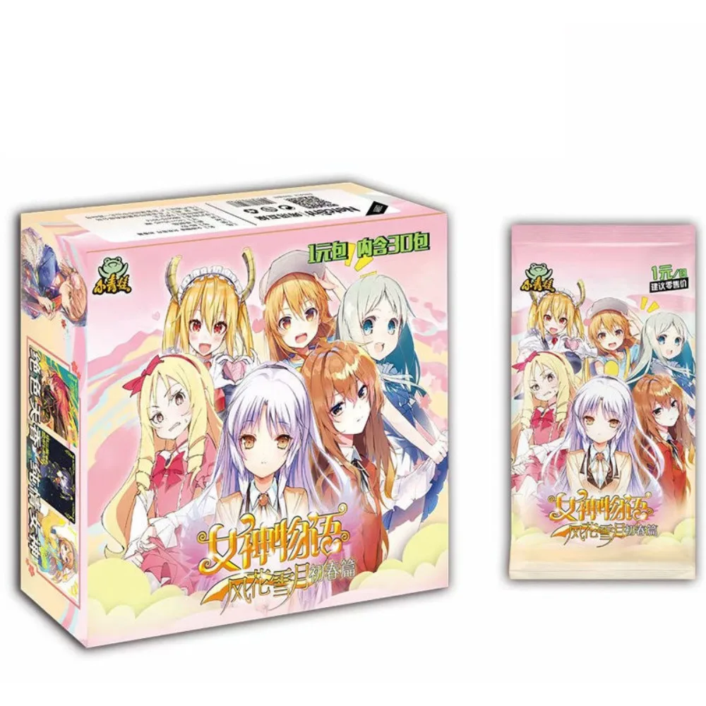 Tarjeta de colección de historia de diosa de rana pequeña para niños, edición genuina exquisita, tarjeta de juego limitada, regalos para niños, chica de Anime Popular