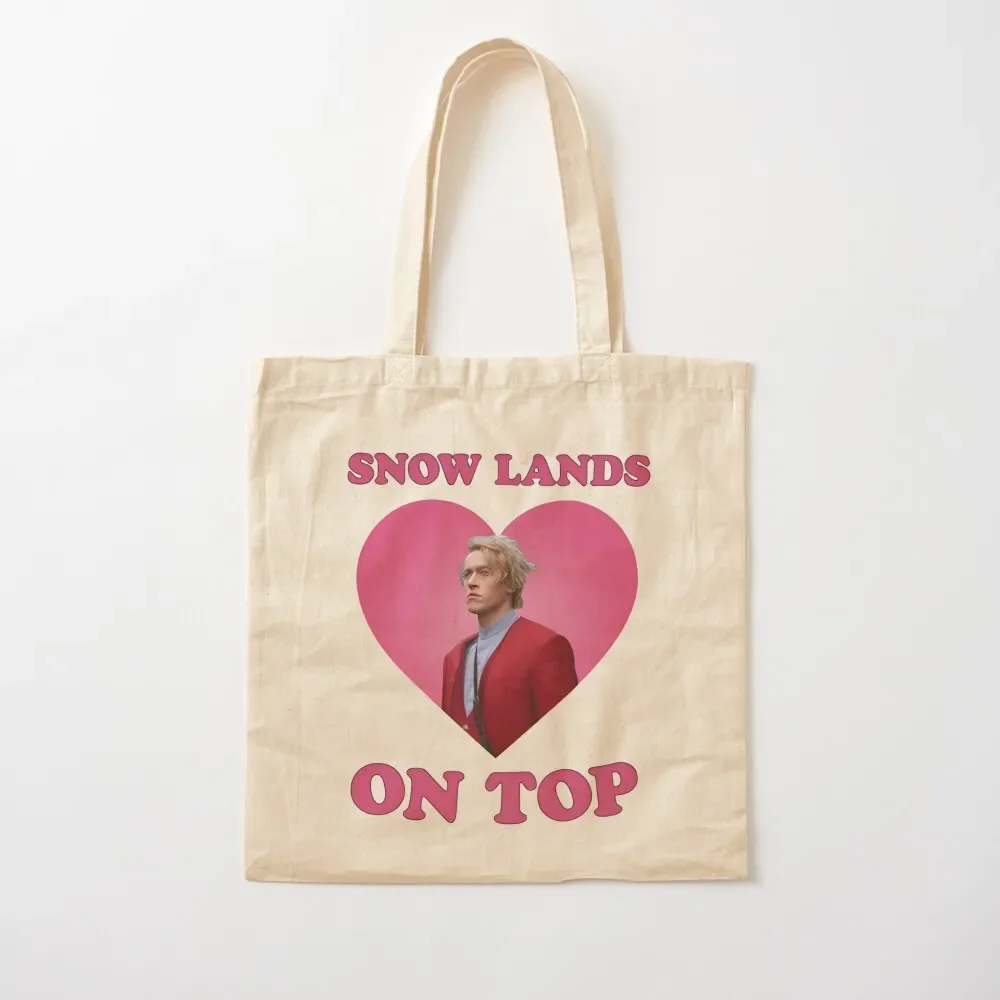 Snow Lands On Top Tote Bag Lady bag Customizable tote bag