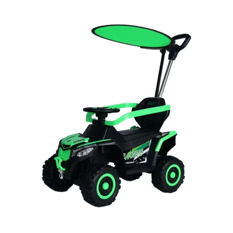 ‌4-Wheel Kids Ride-On Push Car - Convertible Walker Stroller, Beach Toy Vehicle, Adjustable Baby Learning Walker‌