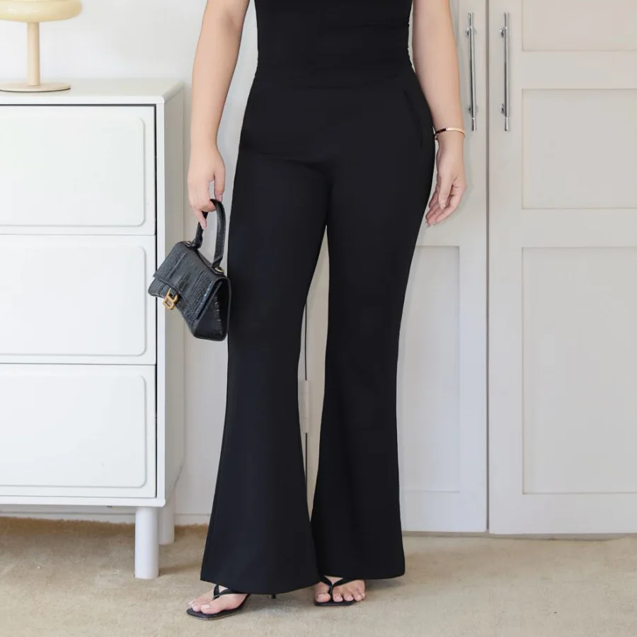 

American Style Cool Stretch Flared Trousers Casual Plus Size Hot Girl Women's Wear Premium Slim Long Pants