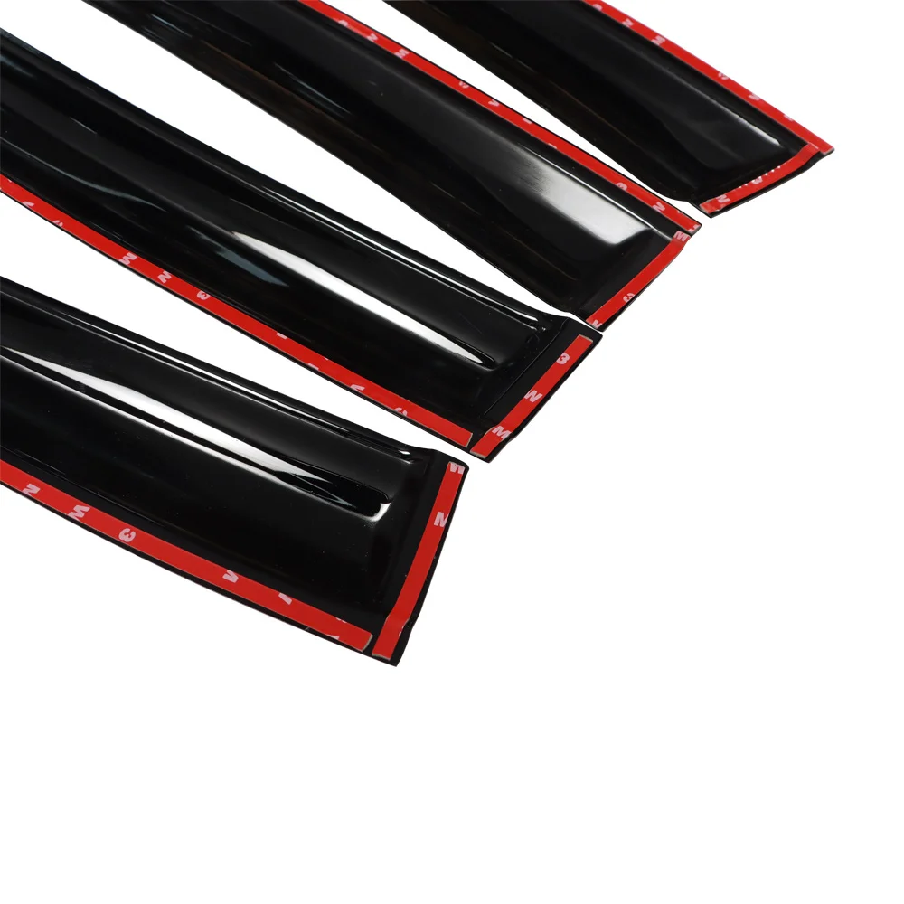 Window Visor Replacement for 2011-2020 Dodge Charger Slim Style Acrylic Black Sun Rain Guards Cover 2012 2013 2014 2015 2016