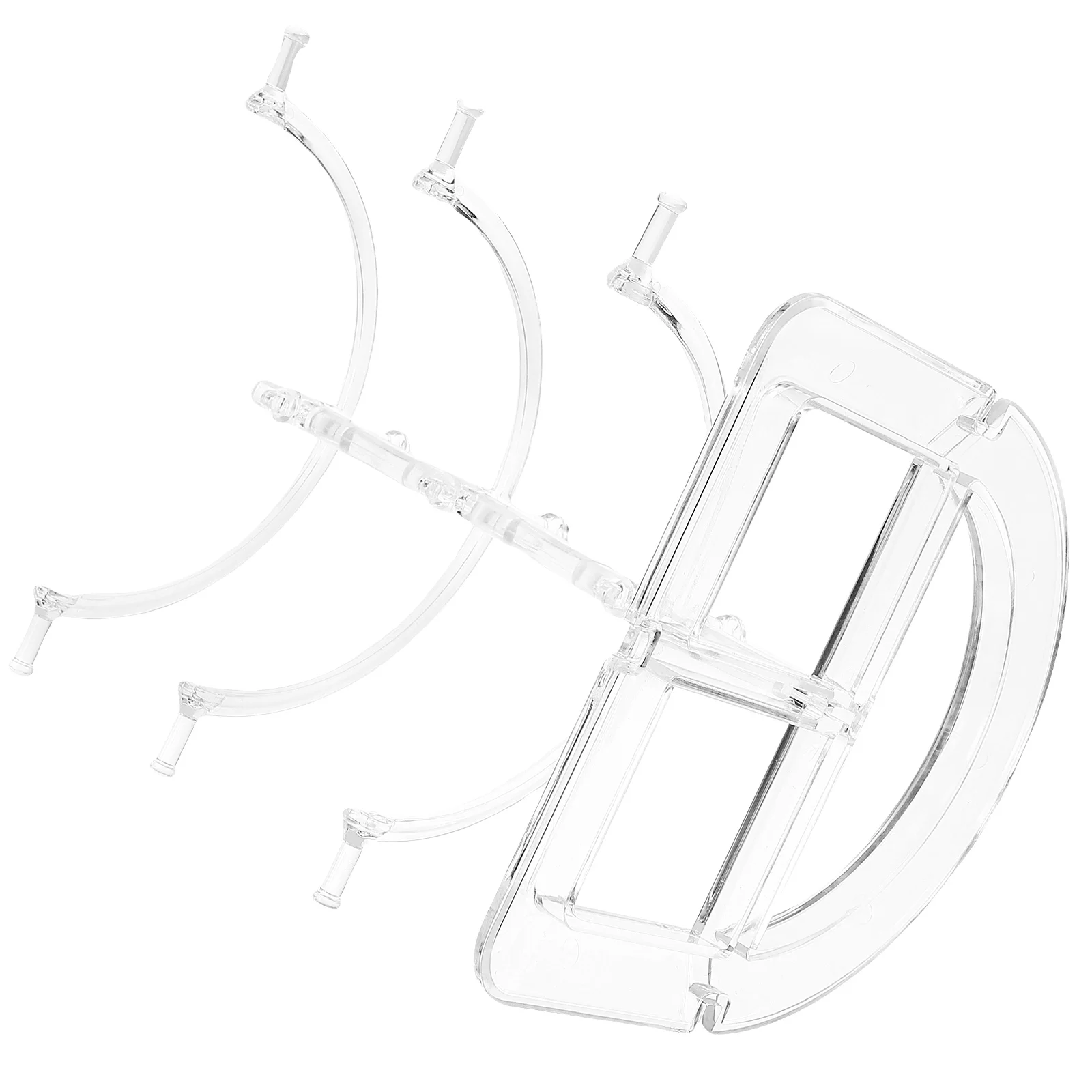 

Plastic Glasses Display Rack Clear Eyeglasses Stand Riser Sunglasses Holder Multi Layer Practical Home Store ganizer