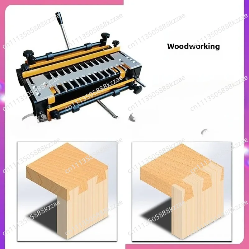 Woodworking dovetail tenon machine mahogany furniture 124 inch semi-transparent DIY tenon machine bee box tenon machine