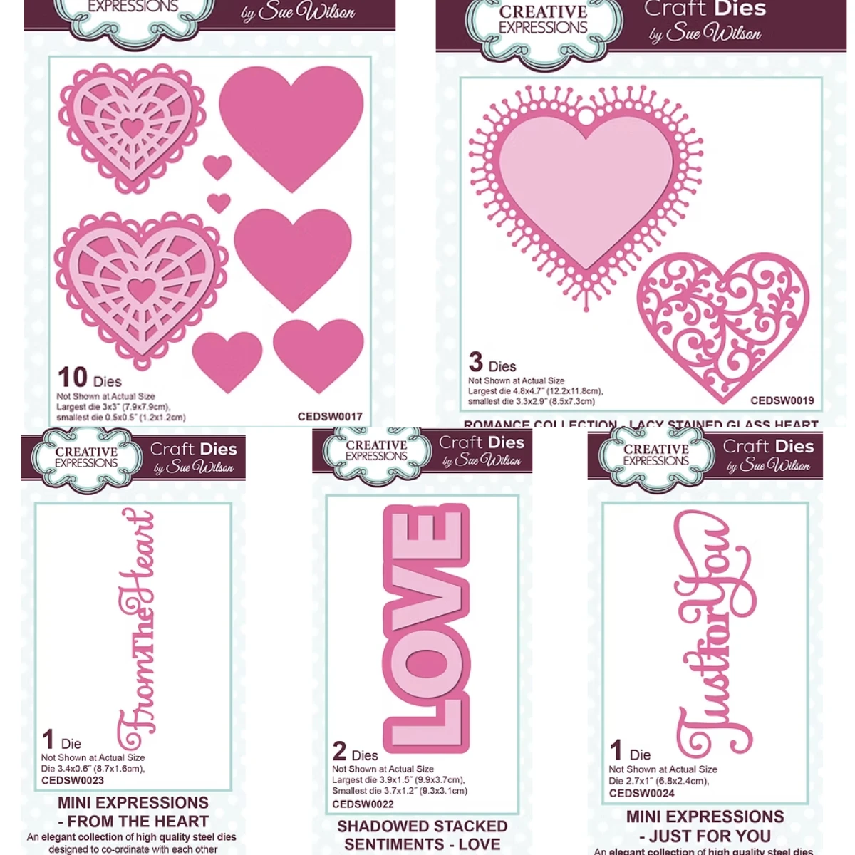 Valentine's Day Love 2025 New Cutting Dies Stencil For DIY Scrapbooking Crafts Maker Photo Album Template Handmade Decoration