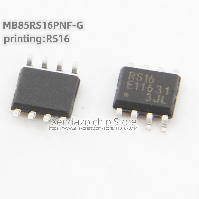 5pcs/lot MB85RS16PNF-G-JNERE1 MB85RS16PNF-G Silk screen printing RS16 SOP-8 package SPI interface FRAM ferroelectric memory chip